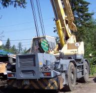 Komatsu LW250, 1991 в Алдане Komatsu LW250. Кран M2