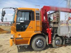 Hino. Продам бортовой с манипулятором 4WD 8х4., 17 000 куб. см., 12 000 кг.