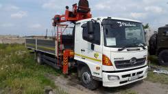 Hino 500. Кран манипулятор г. п. 5 тонн, 7 000 куб. см., 5 000 кг.