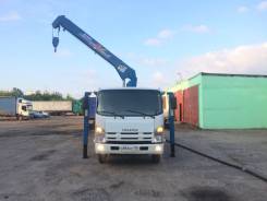 Isuzu Elf. Isuzu ELF 7.5 манипулятор эвакуатор Tadano 303 SL 2013 год, 5 193 куб. см., 5 000 кг.
