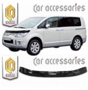Дефлектор капота. Mitsubishi Delica