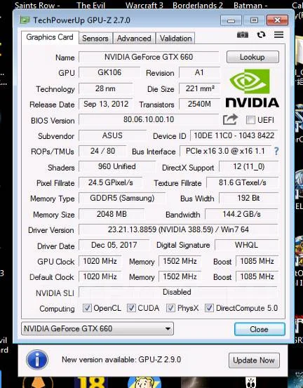 GeForce GTX 660 ����