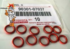 Кольцо форсунки/инжектора. Toyota 90301-07037*00, (Япония). Toyota: Lite Ace, Windom, Ipsum, iQ, Corolla, MR-S, Dyna, Tundra, Raum, Mark II Wagon Blit...
