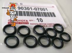 Кольцо форсунки/инжектора. Toyota 90301-07001*00, (Япония). Toyota: Corona, Windom, Lite Ace, Scepter, Aristo, Ipsum, Avensis, Sprinter Trueno, Coroll...