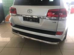 Защита бампера. Toyota Land Cruiser, UZJ200W, J200, URJ202, VDJ200, URJ202W, GRJ200, URJ200, UZJ200 Двигатели: 2UZFE, 3URFE, 1URFE, 1VDFTV, 1GRFE