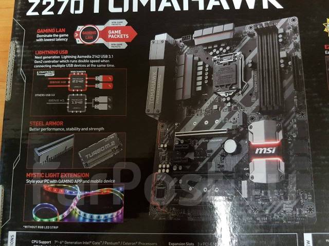 Msi tomahawk z270 инструкция