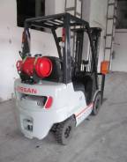Nissan. Погрузчик F01A15D высокая вагонная мачта, 1 500 кг., Бензиновый