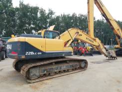 Hyundai R220LC-9S. Экскаватор б/у (2014 г., 2356 м. ч. ), 1,10 куб. м.