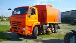Кургандормаш КО-318Д. КО-318Д на шасси Камаз-53605 вакуумная подметально-уборочная (пылесос), 11 111 куб. см.