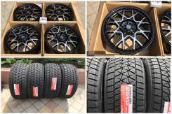 285/50R20 dm-v2 зима с дисками weds япония на land cruiser 200/ LX570. 9.5x20" 5x150.00 ET55 ЦО 110,0 мм.
