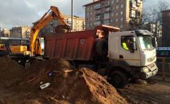 Вывоз грунта с погрузкой