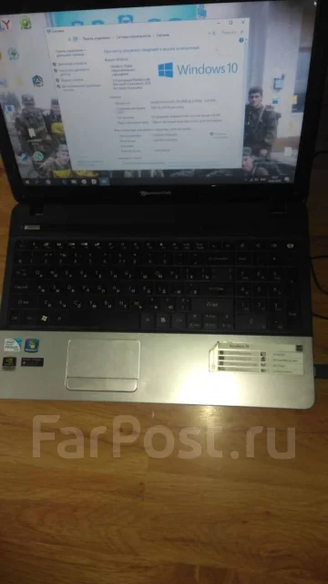 Packard Bell. 15.6", 2,5����, ��� 4 ��, ���� 320���, WiFi: 1, Bluetooth: 1, ����������� �� 2��. ����