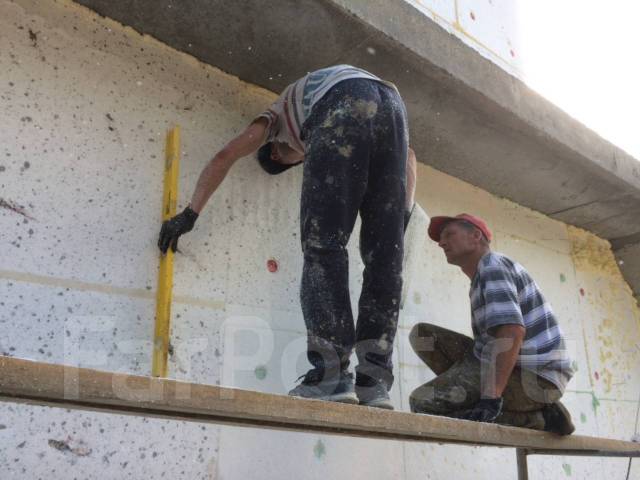 Утепление стен снаружи, ремонт швов, ремонт фасадов. Такелажные работы ...