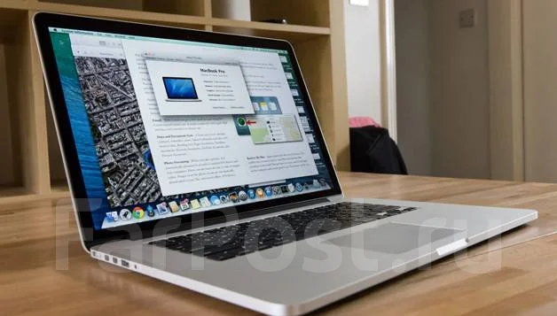 Apple MacBook Pro 15. 15", 3,8����, ��� 8 ��, ���� 256���, WiFi: 1, Bluetooth: 1, ����������� �� 20��. ����
