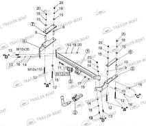 Фаркопы. Chevrolet Aveo, T200, T250 Двигатели: F12S3, F15S3, F14S3, LMU, B12S1, F14D3, L95, F14D4, LY4, F16D3, L91, B12D1. Под заказ