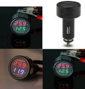 Вольтметр в прикуриватель 12v-30V 2в1