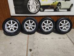 Комплект литых колес 195/65R-15 с летней резиной. 6.0x15" 5x114.30 ET50 ЦО 63,0 мм.