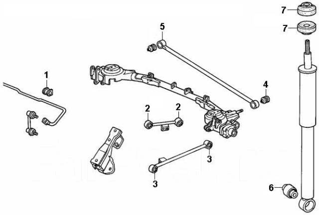 Подвеска хонда хрв схема