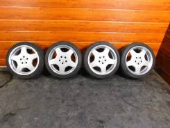 Разноширокие диски AMG R18 на Mercedes. 8.5/9.5x18" 5x112.00 ET44/46