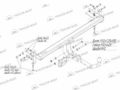 Фаркоп. Kia Cerato, LD Двигатели: G4GC, G4FG, D4FA, G4ED. Под заказ