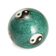 38mm Sliver Chinese Health Exercise Stress Relaxation Therapy Baoding