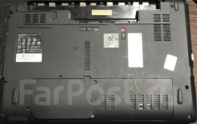 eMachines E642G. 15.6", 2,2����, ��� 3072 ��, ���� 120���, WiFi: 1 ����