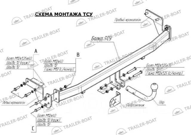 Фаркопы для Киа Рио