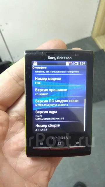 Sony Ericsson Xperia X10 mini. �/�, ������, ������, 3G ����