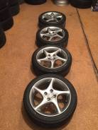 Продам комплект колес на 16 с летней резиной. 6.5x16" 4x100.00 ET40 ЦО 73,0 мм.