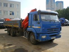 Palfinger PK 15500 Perfomance. КМУ РК 15500 на шасси Камаз 65117-N3 б/у(2014 г., 95 000км.,3 800м. ч. ), 6x4