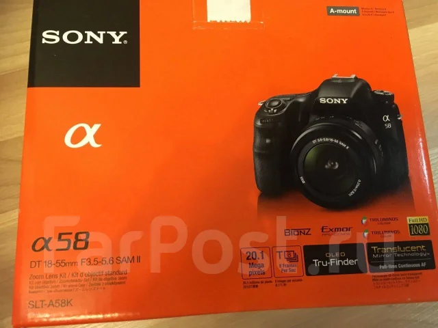 Sony Alpha SLT-A58 Kit. 20 � ����� ��, ���: 14� � ����� ����