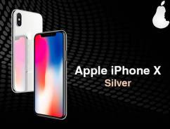 Apple iPhone X. Новый, 64 Гб, Серебристый