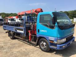 Mitsubishi Canter. кран, 5 200 куб. см., 3 000 кг.