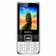 Keneksi K6. Б/у, до 8 Гб, Белый, Dual-SIM, Кнопочный
