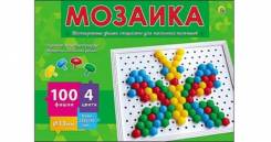 Мозаика пластик. шестигранная 100 фишек, д. 13 мм