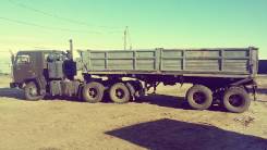 КамАЗ 5410. Тягач с самосвальным полуприцепом, 16 000 кг.