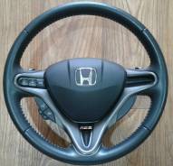 Руль. Honda Stream, RN6, RN8, RN7, RN9 Honda Civic, FN3, FK1, FD3, FD1, FN4, FA3, FG1, FD2, FA1, FN1, FA5, FG2, FK3, FK2, FN2, FD7 Двигатели: R18A, R2...