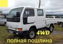 Nissan Atlas. 4WD, двухкабинник + борт, 2 700 куб. см., 1 500 кг.