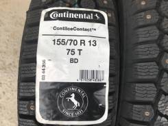 Continental ContiIceContact. Зимние, шипованные, 2013 год, без износа, 4 шт