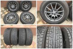 215/65R16 yokohama 95% зима с дисками oz на Volkswagen. 6.5x16" 5x112.00 ET30 ЦО 57,1 мм.