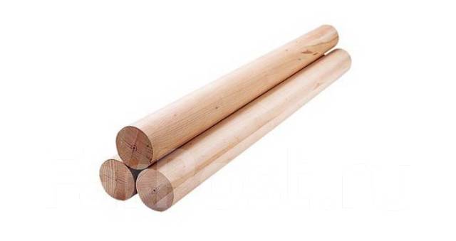 Шкант лиственница D-20 мм L-1000 мм, в наличии. Цена: 399₽ во Владивостоке