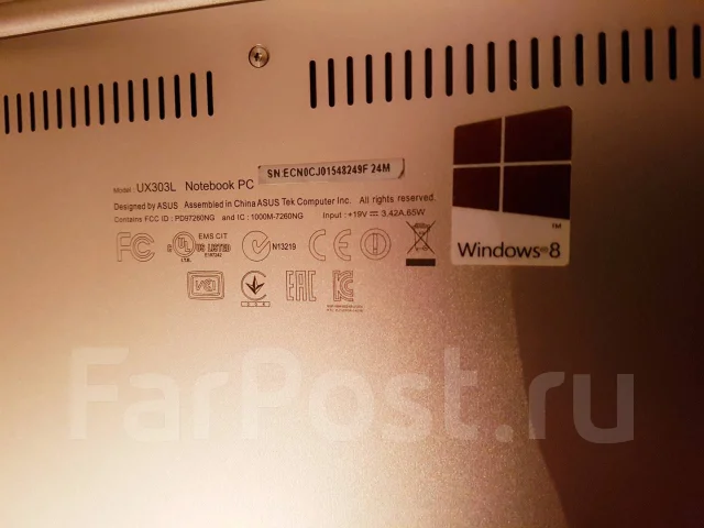 Asus ZenBook. 13.3", 2����, ��� 4 ��, ���� 512���, WiFi: 1, Bluetooth: 1, ����������� �� 8��. ����