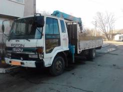 Isuzu Forward. Продаётся бортовой грузовик с манипулятором, 7 000 куб. см., 5 000 кг.