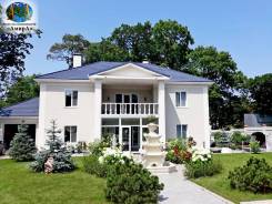 Продам современный коттедж на Шаморе. Улица Лазурная 23, р-н Пригород, площадь дома 450 кв. м., централизованный водопровод, электричество 30 кВт, ото...