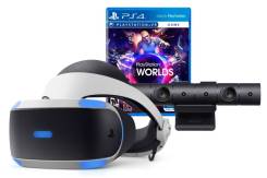 PlayStation VR + Камера + игра VR Worlds