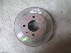Диск тормозной. Hyundai Accent, LC, LC2 Hyundai Verna Двигатели: D3EA, G4EA, G4EB, G4ECG, G4EDG, G4EK