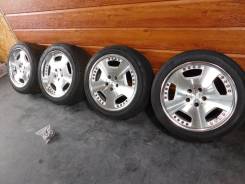 Разноширокие диски Leon Hardiritt+резина на Mercedes W140 W220 и др. 8.5/9.5x18" 5x112.00 ET39/42