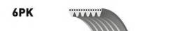 Поликлиновый ремень GATES 6PK1438