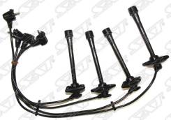 Провода высоковольтные toyota harrier 97-00 3s/5s-fe (квадрат. резин.) Sat