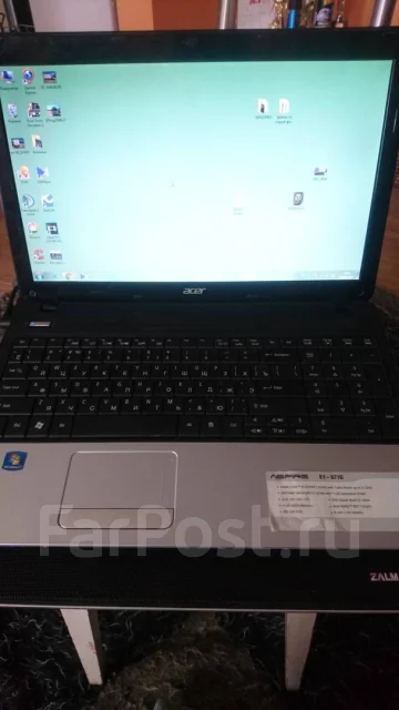 Acer Aspire E1-571G. 15.6", 2 500����, ��� 4 ��, ���� 500���, WiFi: 1, ����������� �� 1��. ����